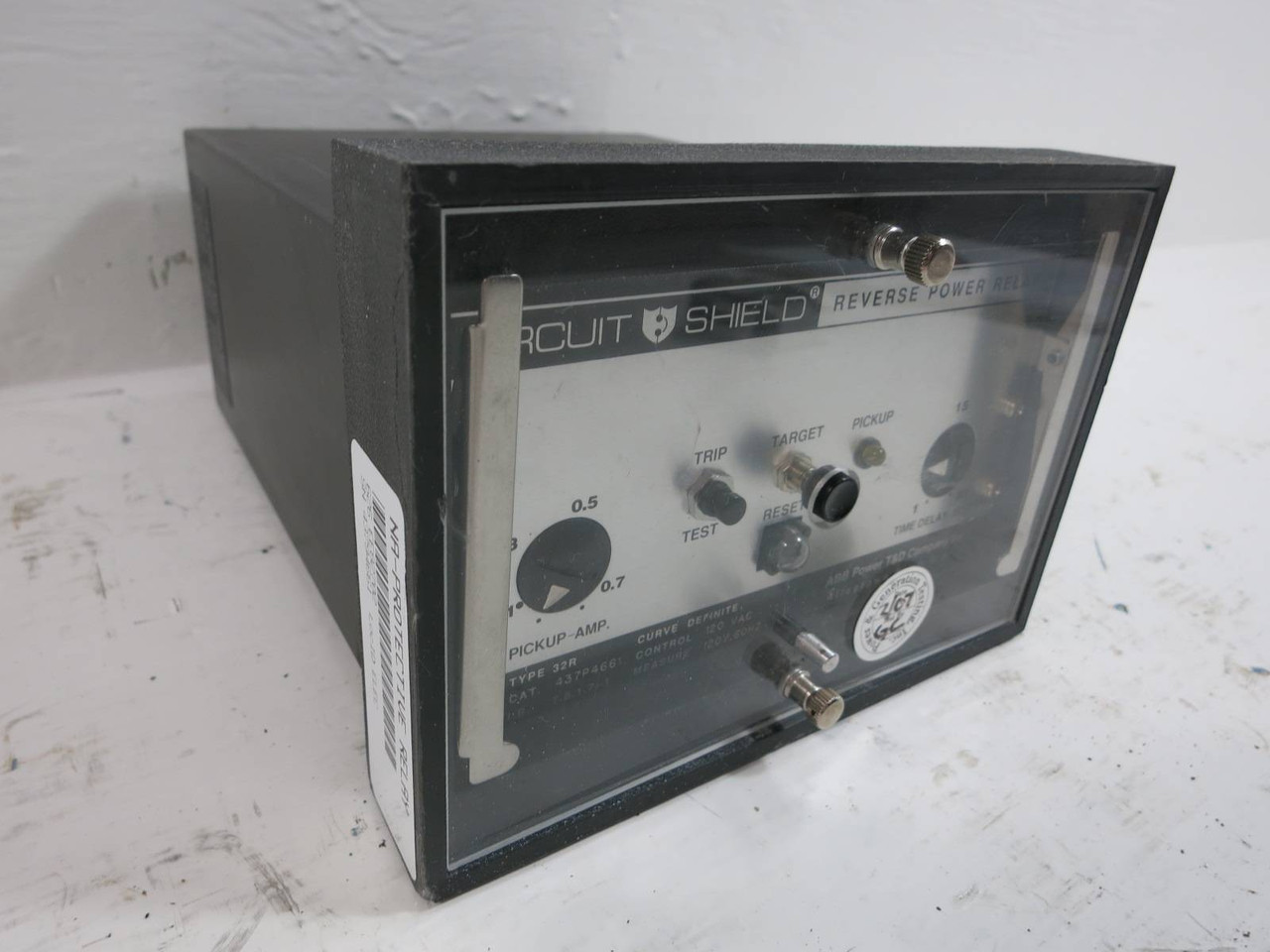 ABB 437P4661 Circuit Shield Type 32R Reverse Power Relay Asea Brown Boveri (TK5000-12)