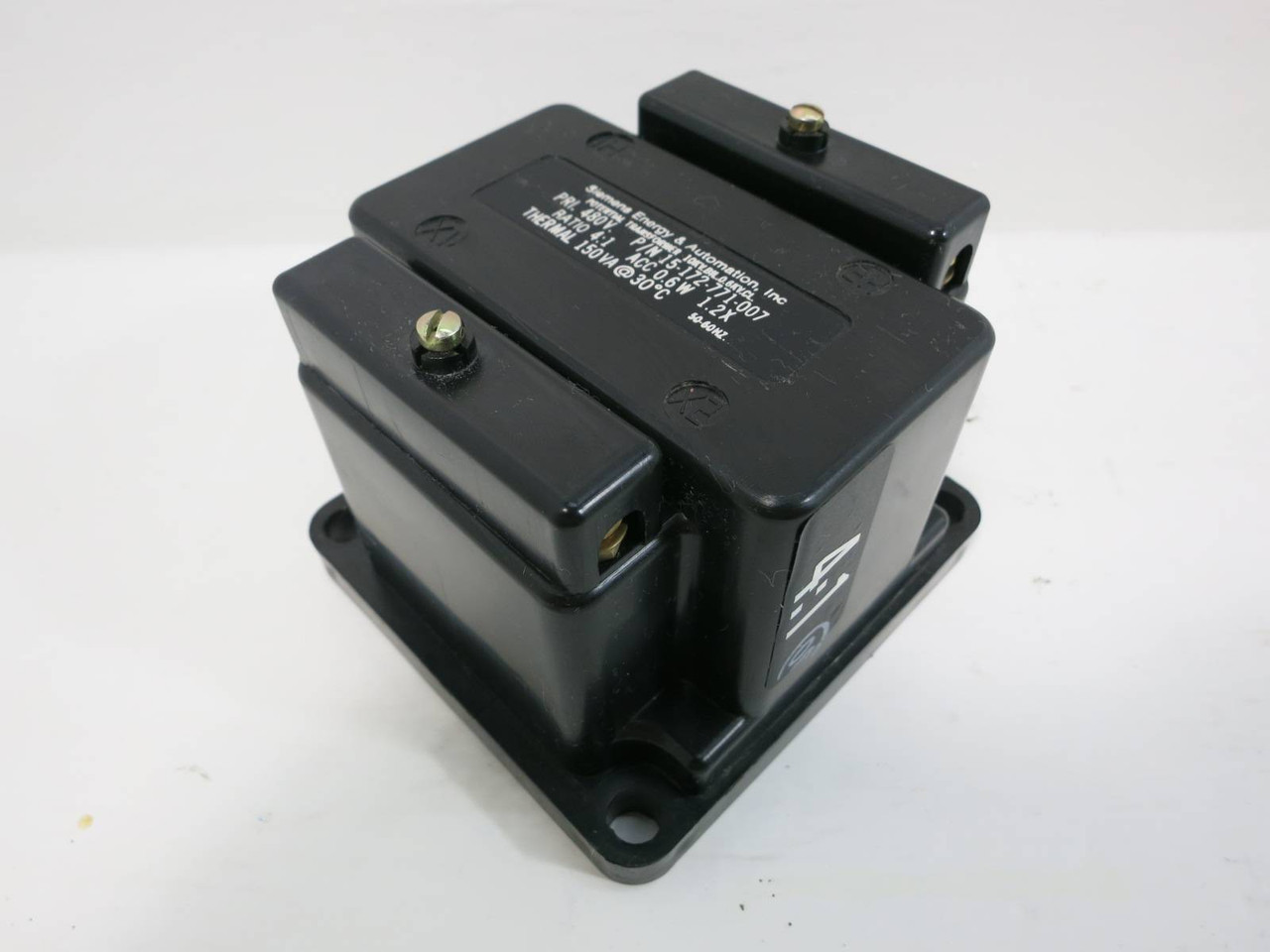 Siemens 15-172-771-007 Potential Transformer Primary 480V Ratio 4:1 (TK5008-30)