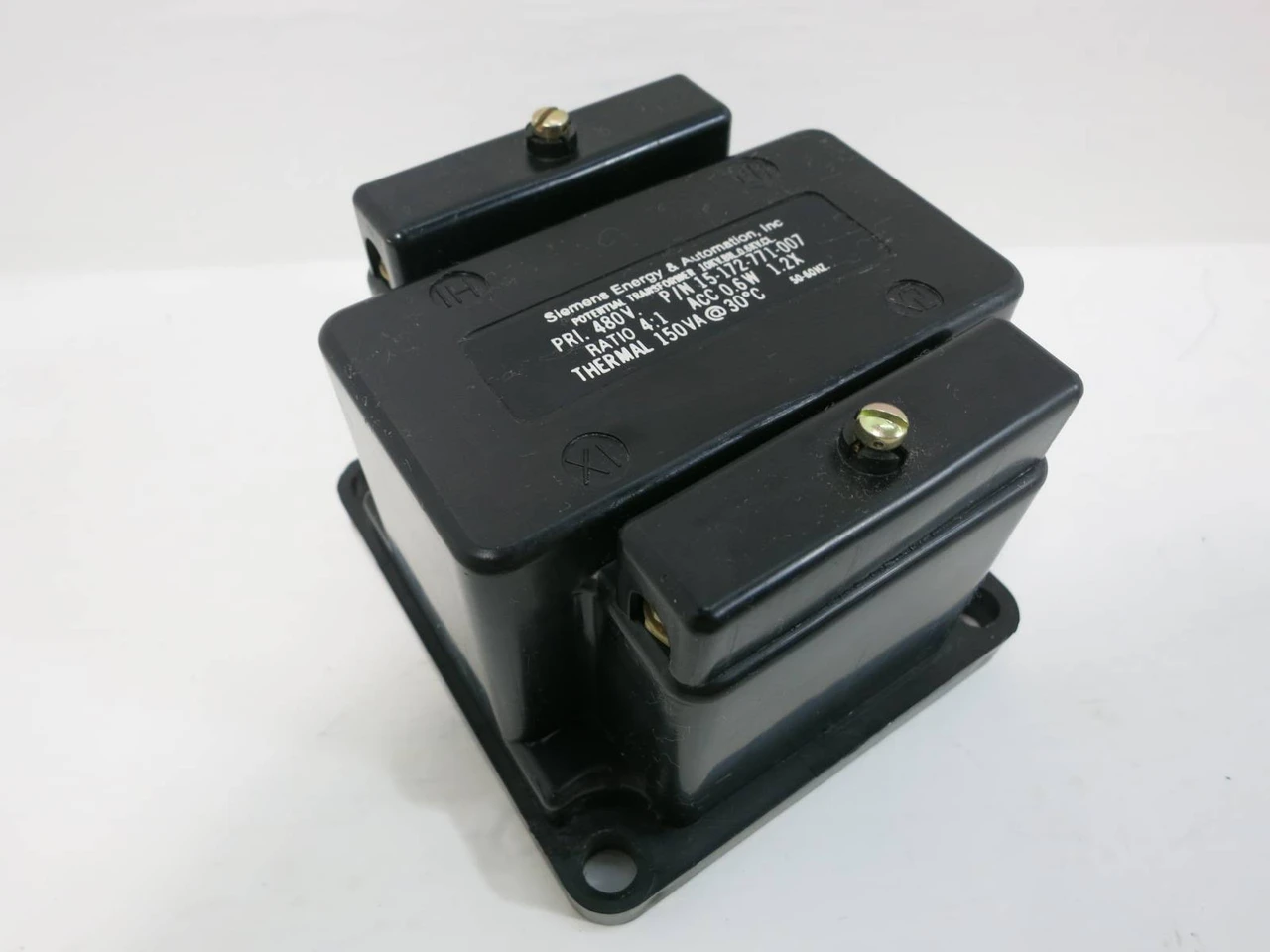 Image of Siemens 15-172-771-007 Potential Transformer Primary 480V Ratio 4:1