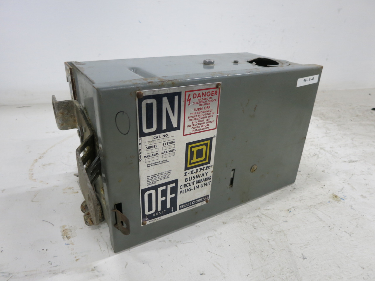 Square D PFA34070GN 70A 480V I-Line Breaker Bus Plug 3PH 4W 70 Amp PFA-34070-GN (DW1507-2)