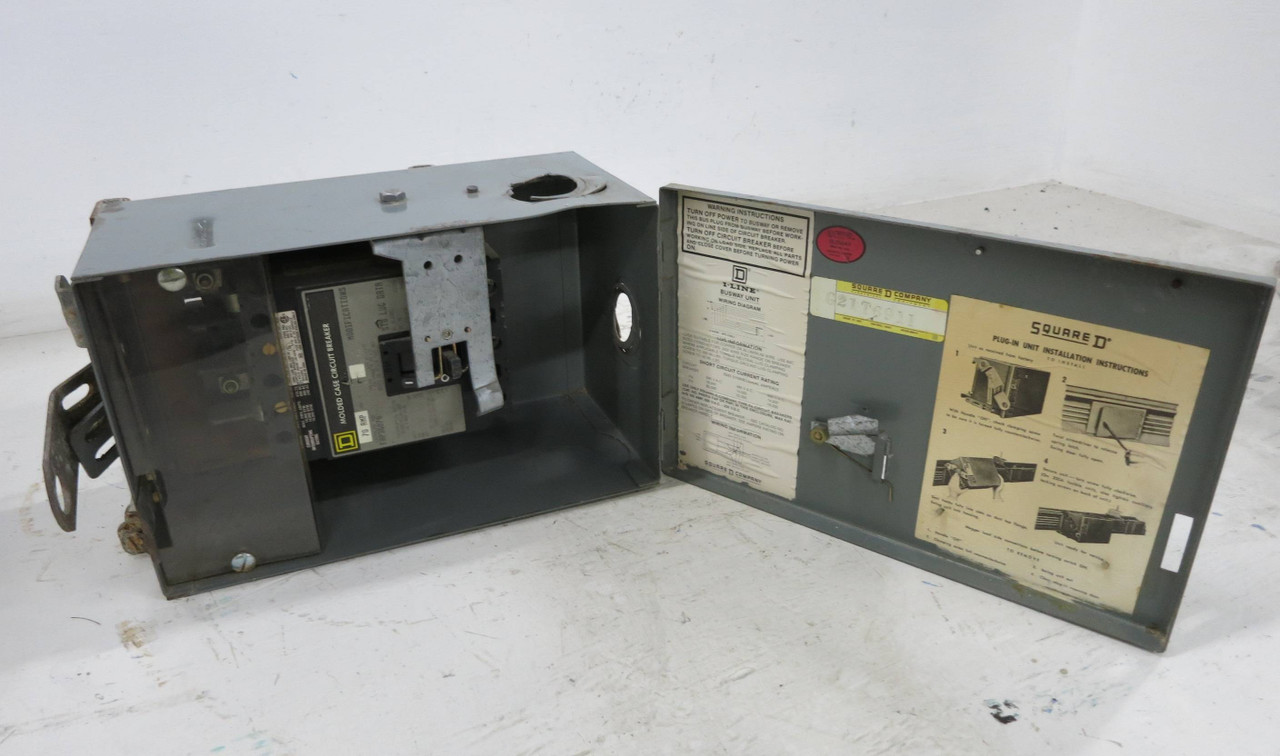 Square D PFA34070GN 70A 480V I-Line Breaker Bus Plug 3PH 4W 70 Amp PFA-34070-GN (DW1507-2)