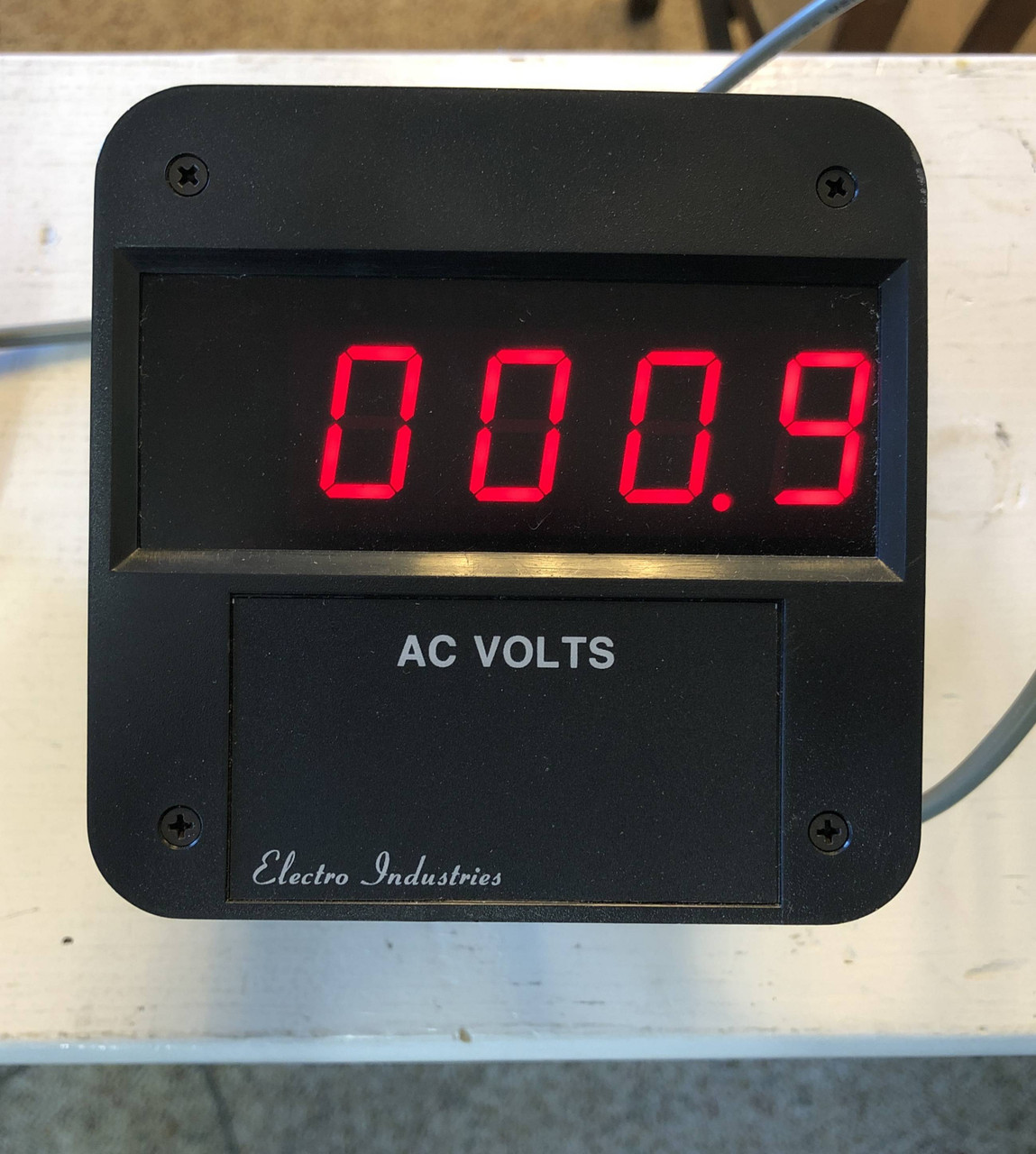 Electro Industries FVA600-D AC Volts Panel Meter 600Vac 24-48Vdc 45-1000Hz (TK5024-1)
