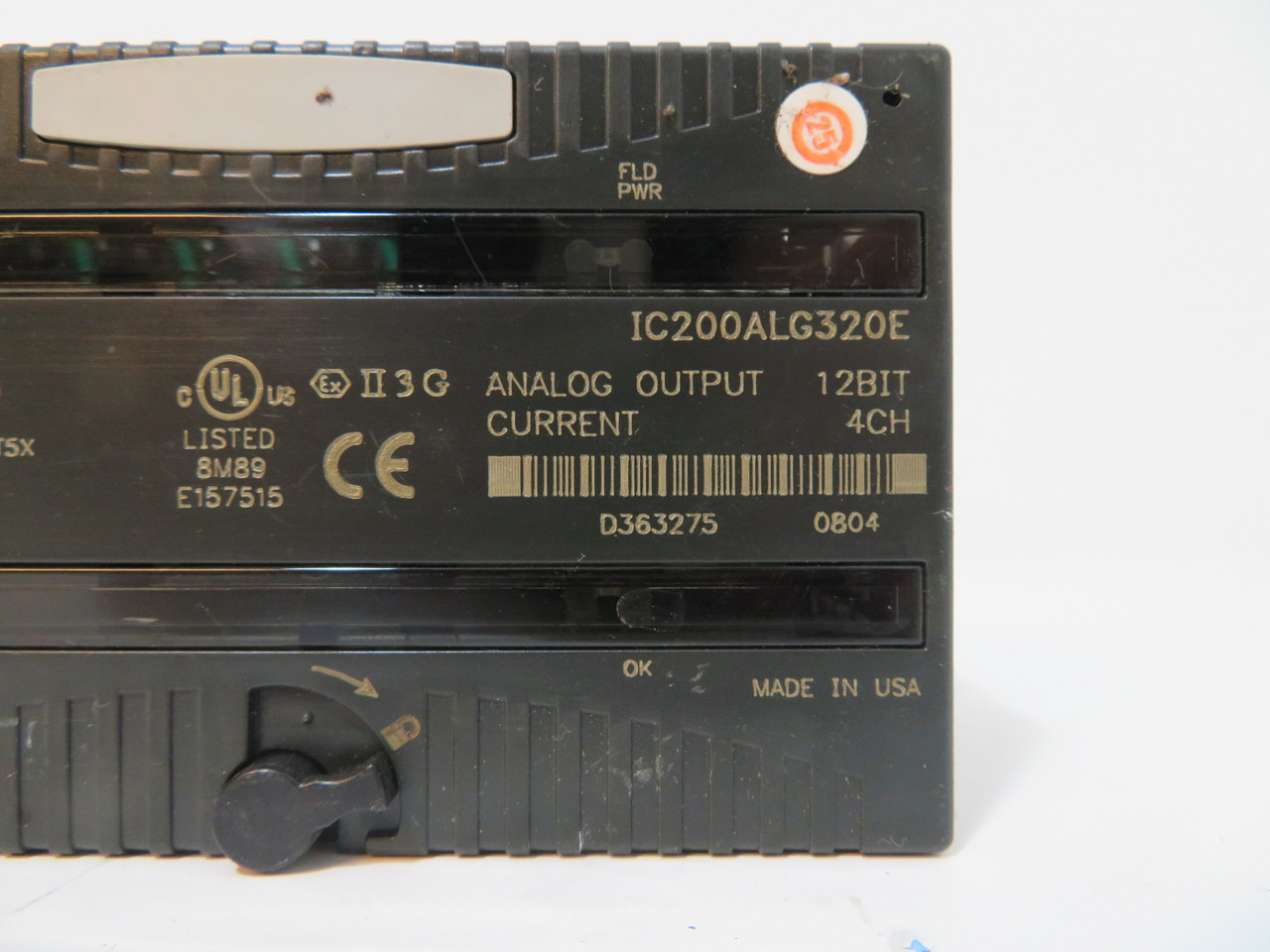 GE Fanuc IC200ALG320E Analog Output VersaMax Micro Controller Control Module PLC (NP2409-2)