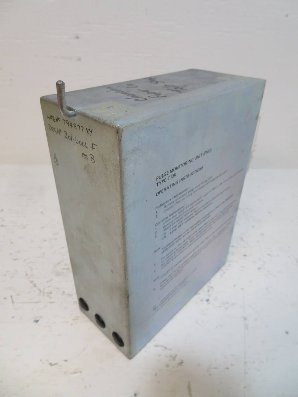 GEC Pulse Monitor Unit Type T130 PMU T-130 0-10 PLC Module Monitoring P-M-U (NP2426-1)