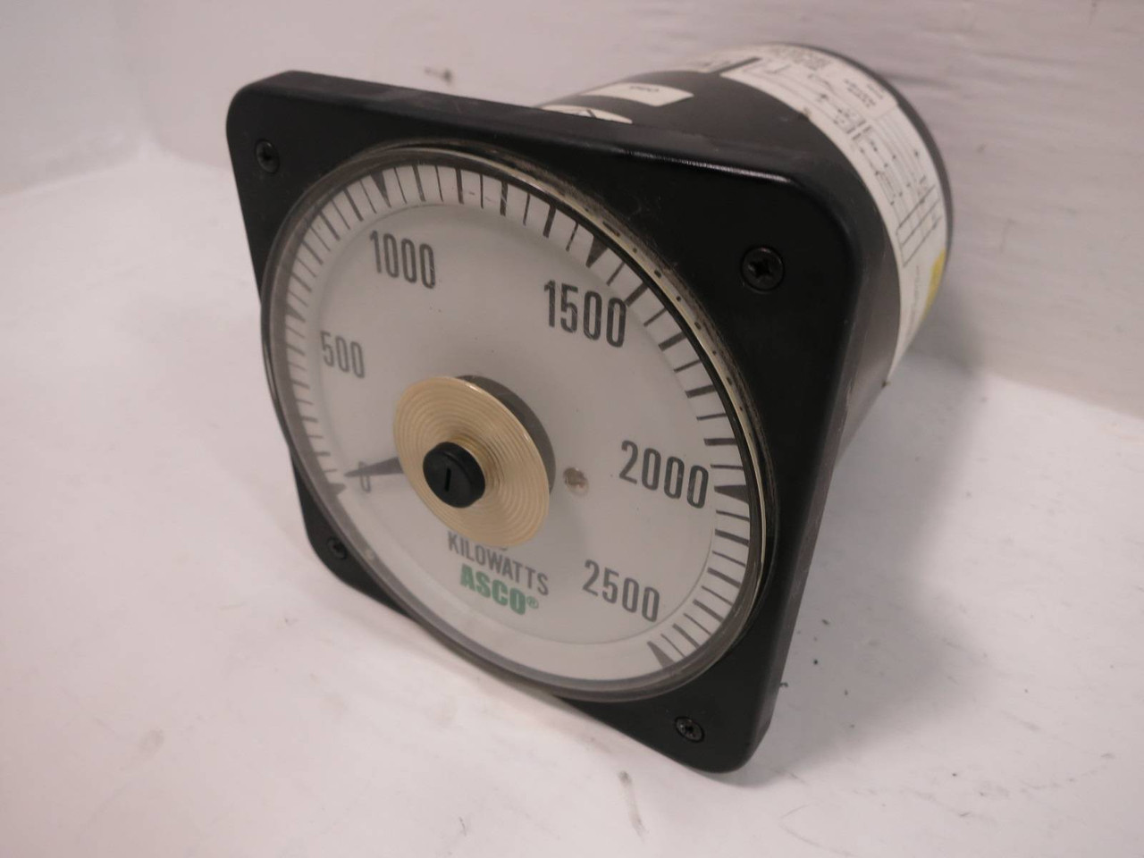 Asco 491942-041-D-W BLS-77 0/2500 AC Kilowatts Meter (TK5077-2)