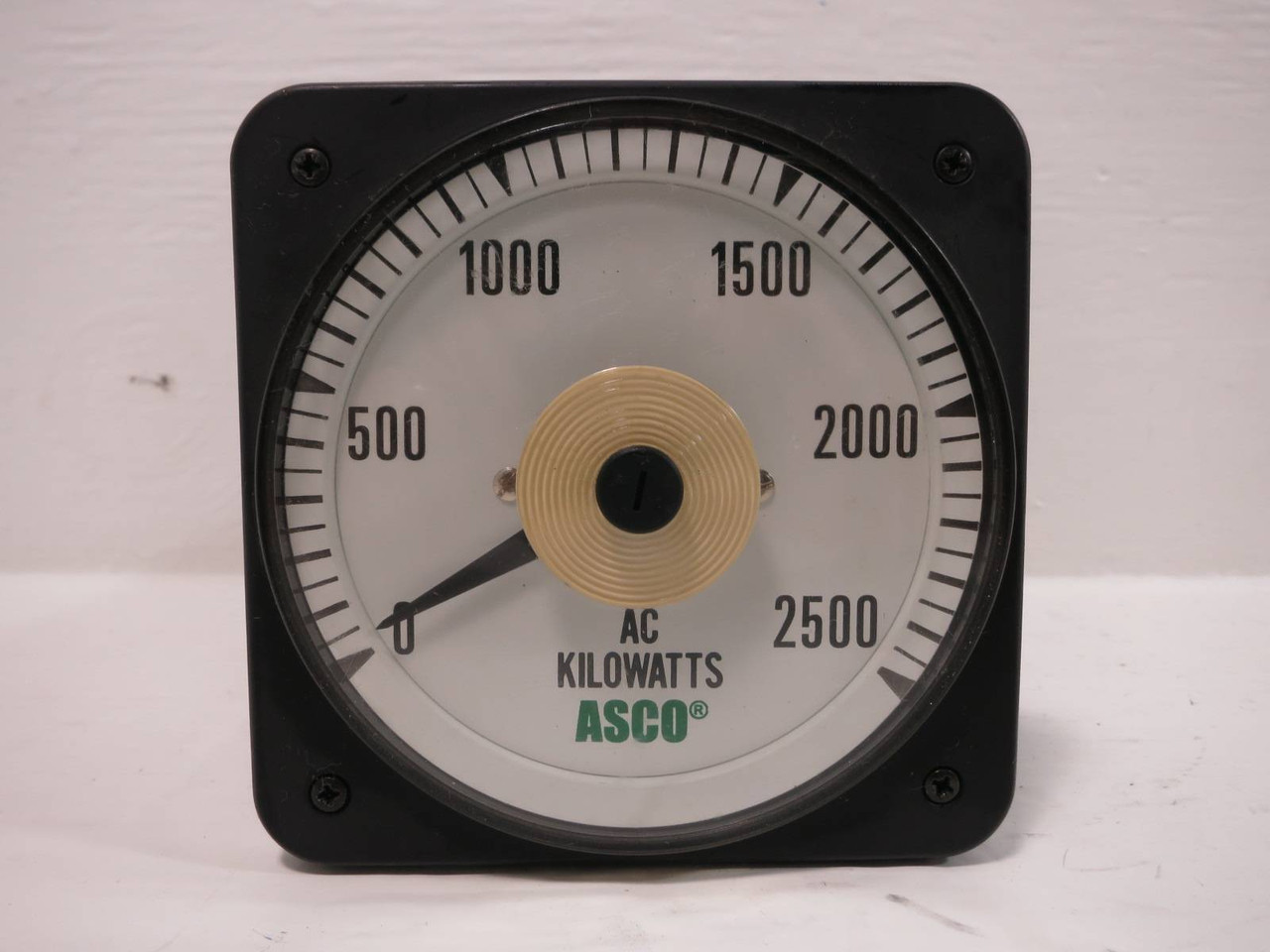 Asco 491942-041-D-W BLS-77 0/2500 AC Kilowatts Meter (TK5077-2)