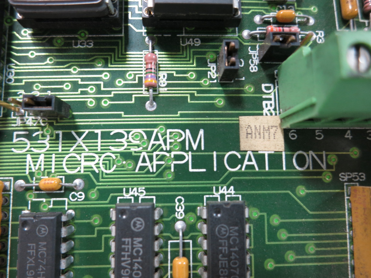 GE Fanuc 531X139APMANM7 Micro Application Board PLC Card 531X139APM-ANM7 (TK5087-1)