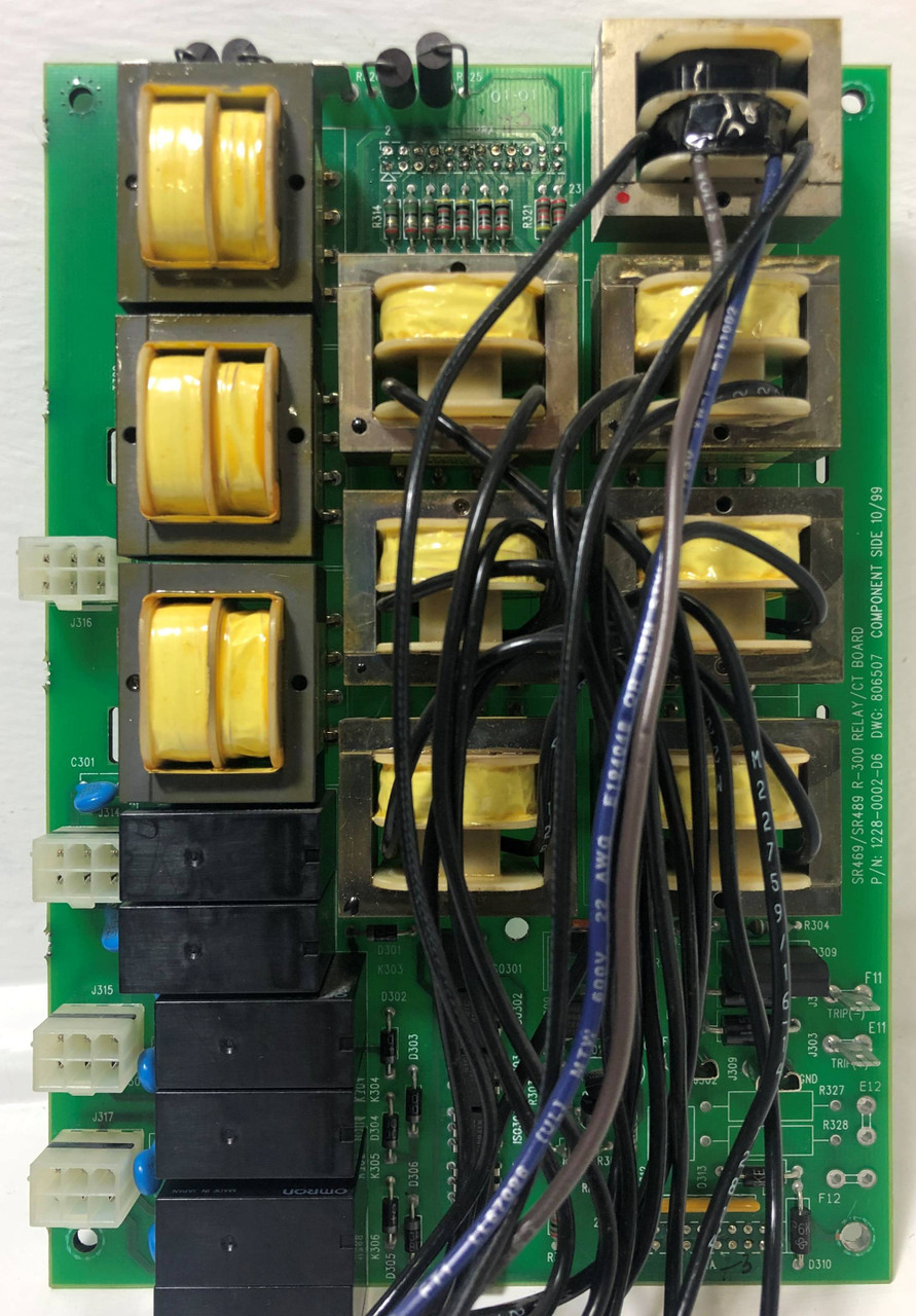 GE Multilin 1228-0002-D6 Relay CT Board R300 SR469 SR489 806507 General Electric (EM3597-1)