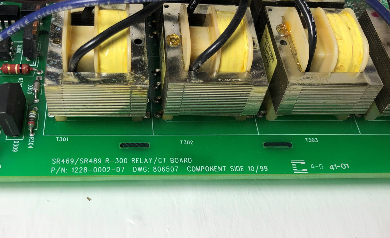 GE Multilin 1228-0002-D7 Relay CT Board R300 SR469/SR489 806507 General Electric (EM3599-2)