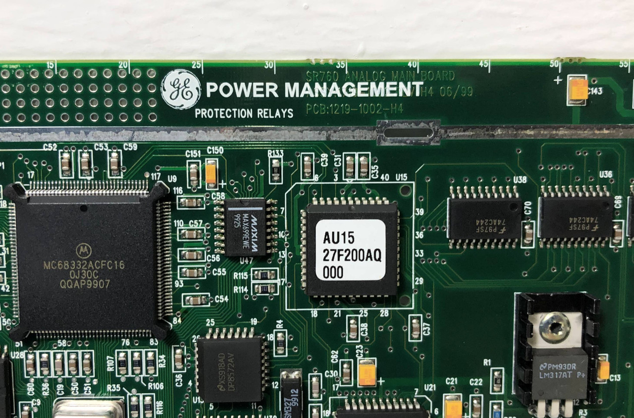 GE Multilin 1219-1002-H4 SR760 Analog Main Board Relay Rev. H4 1719-1002 (EM3601-1)