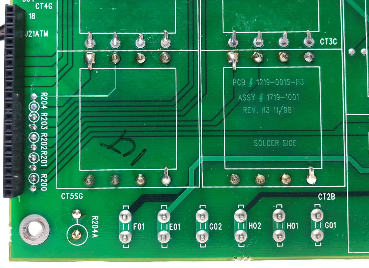GE Multilin 1219-0015-H3 SR-750 Relay CT Board Rev H3 1719-1001 General Electric (EM3598-1)