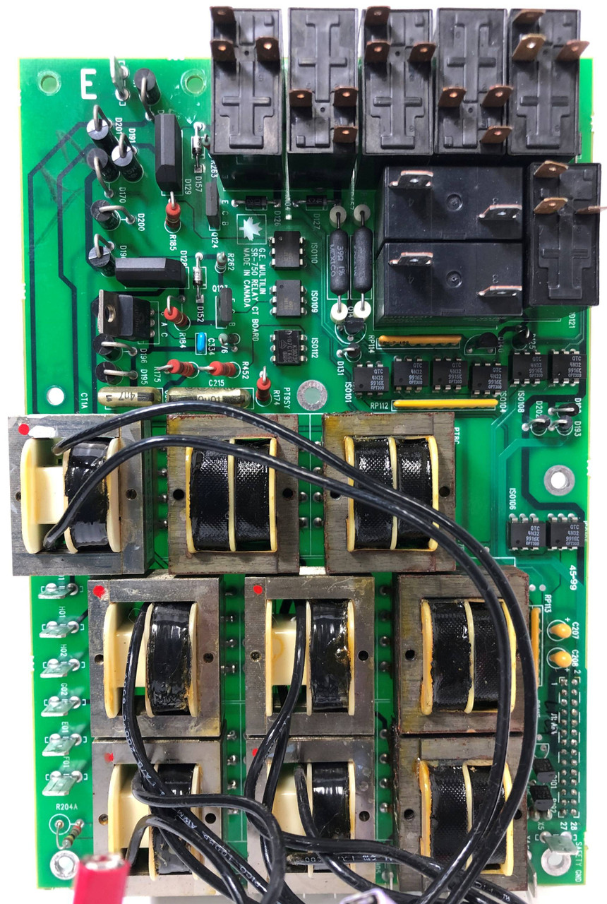 GE Multilin 1219-0015-H3 SR-750 Relay CT Board Rev H3 1719-1001 General Electric (EM3598-1)