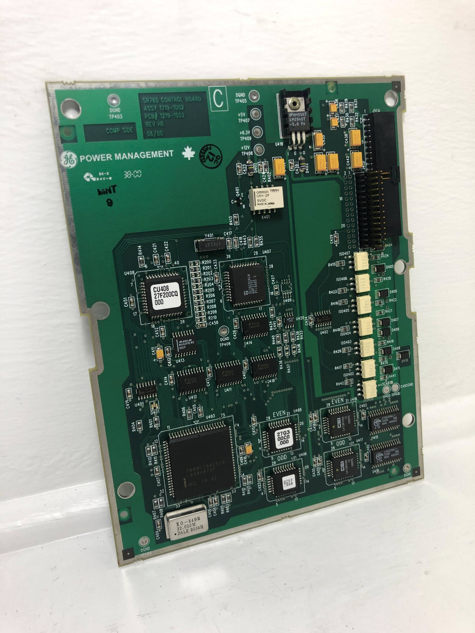 Image of GE Multilin 1219-1002 SR760 Control Board Protection Relay Rev. H6 1719-1002