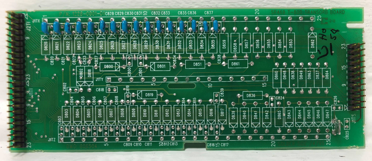 GE Multilin 1228-0001-D1 T-800 Transorb Board SR469 806504 General Electric (EM3612-2)