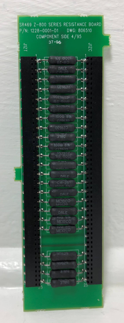 GE Multilin 1228-0001-D1 Z-800 Resistance Board SR469 806510 General Electric (EM3613-2)