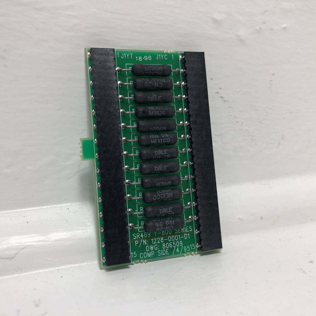 GE Multilin 1228-0001-D1 Y-800 Series Board SR469 DWG 806509 D1 General Electric (EM3618-2)