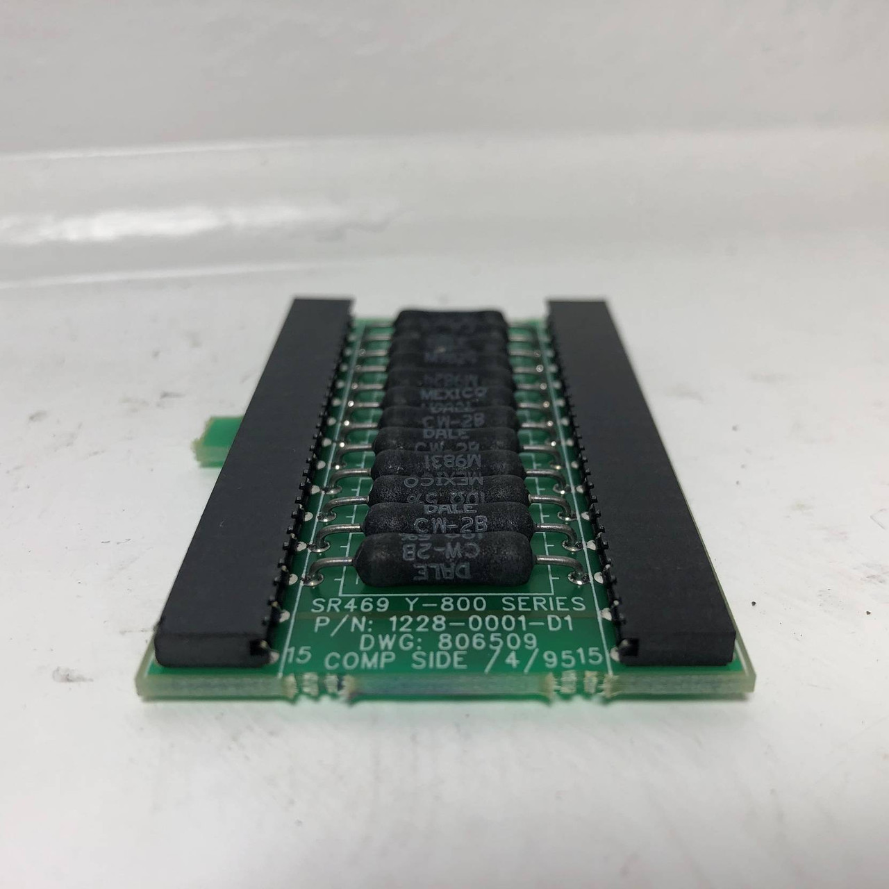 GE Multilin 1228-0001-D1 Y-800 Series Board SR469 DWG 806509 D1 General Electric (EM3618-2)