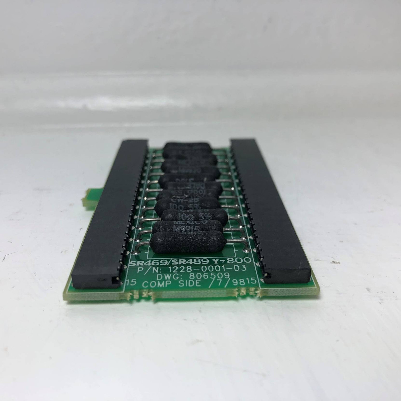 GE Multilin 1228-0001-D3 Y-800 Board SR469 / SR489 DWG 806509 General Electric (EM3617-3)