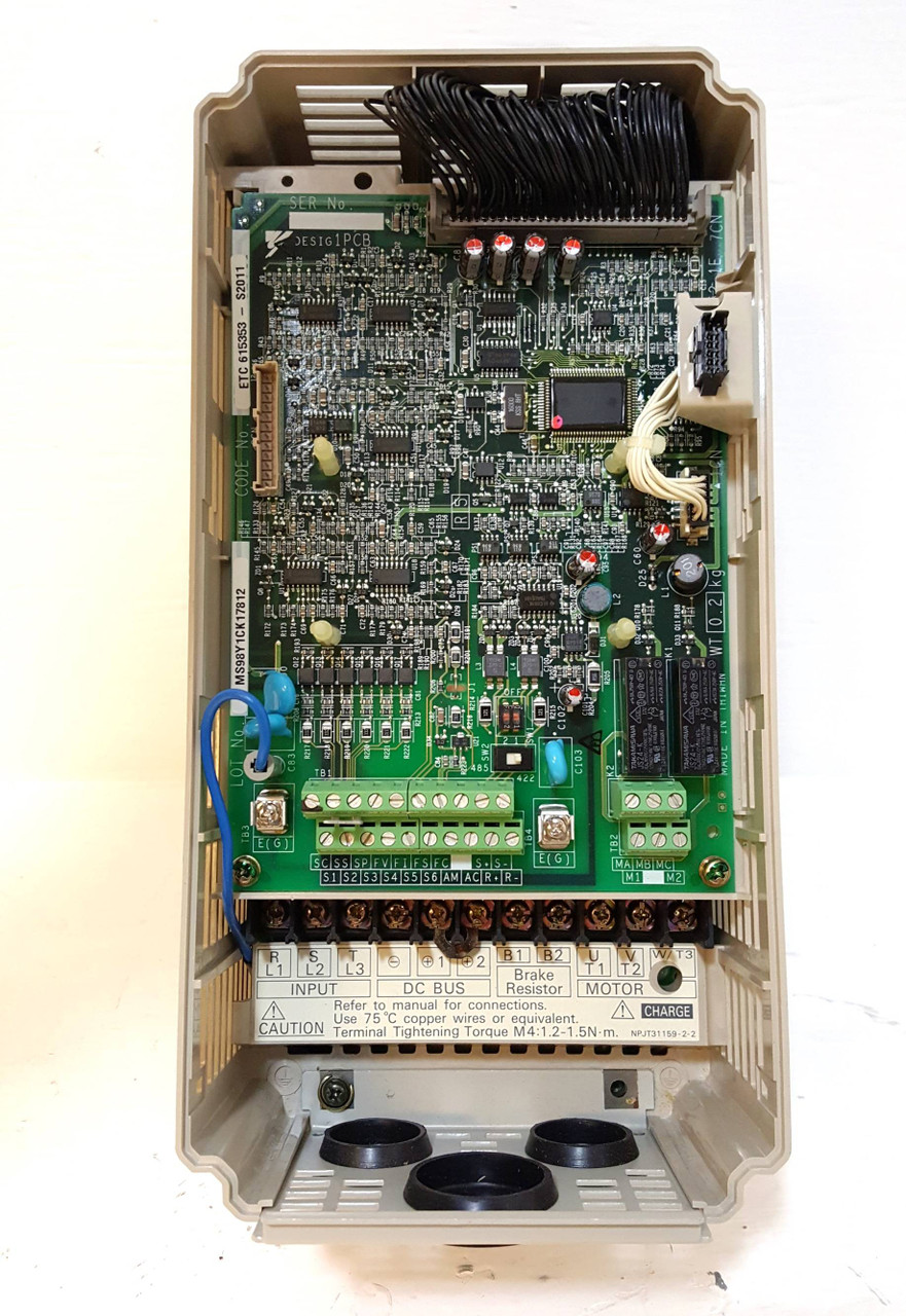 NEW Omron Sysdrive 3G3HV-A4015-CE 3G3HV Inverter Drive 1.5kW 4.8A 3.7kVA 460Vac (TK5135-1)