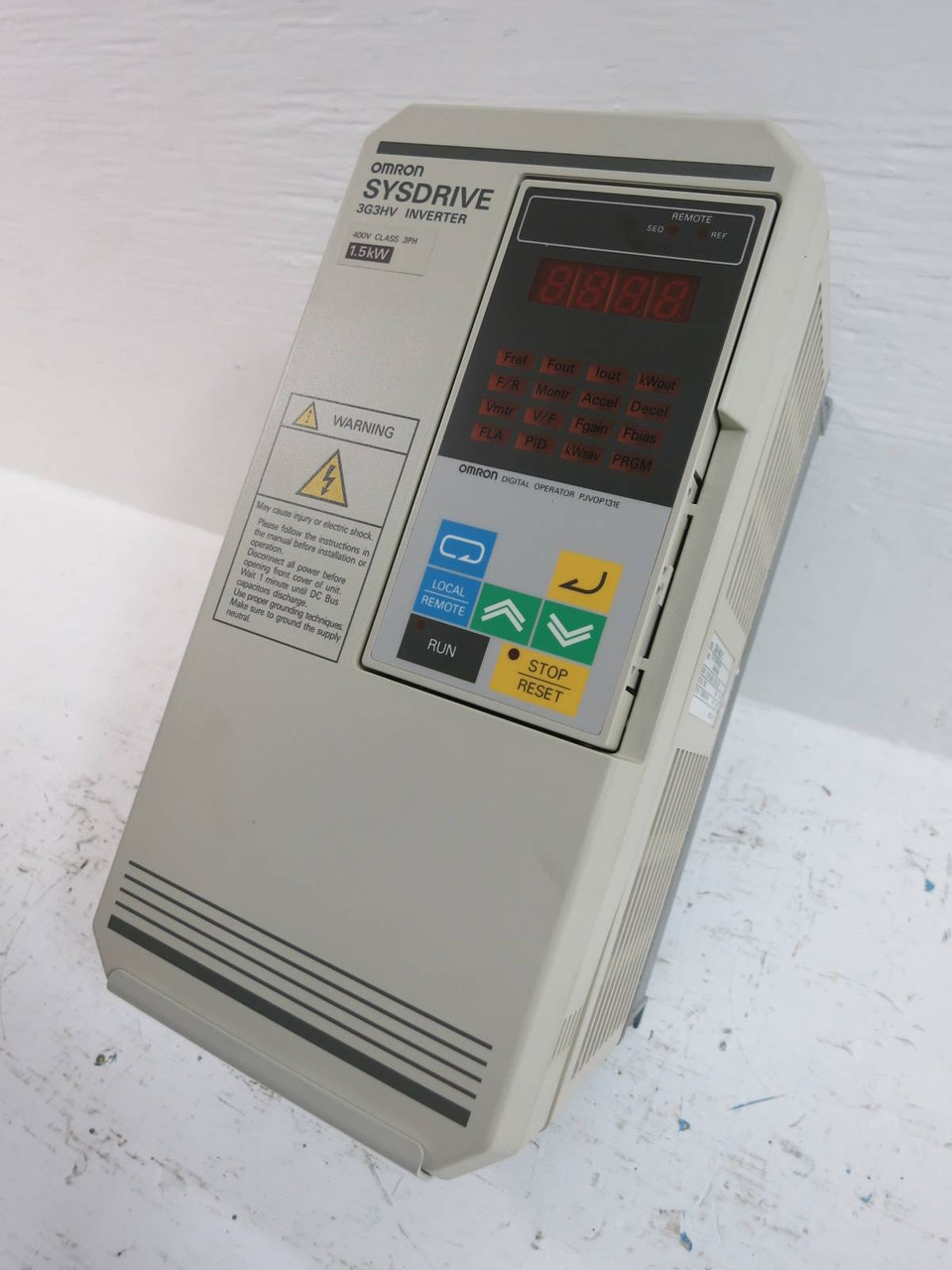 NEW Omron Sysdrive 3G3HV-A4015-CE 3G3HV Inverter Drive 1.5kW 4.8A 3.7kVA 460Vac (TK5135-1)