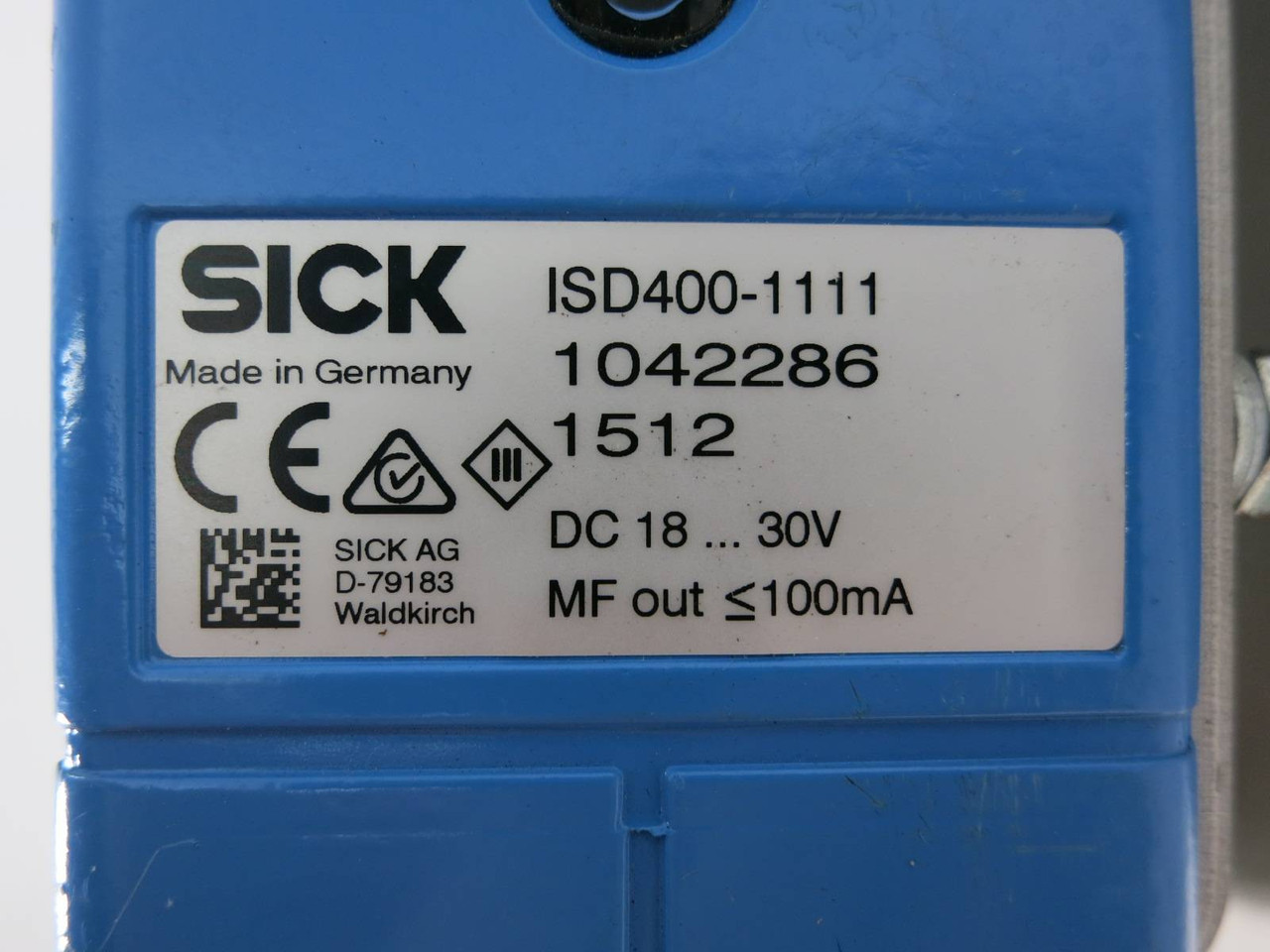 SICK ISD400-1111 Optical Data Transmitter Transfer P/N 1042286 (TK5140-1)