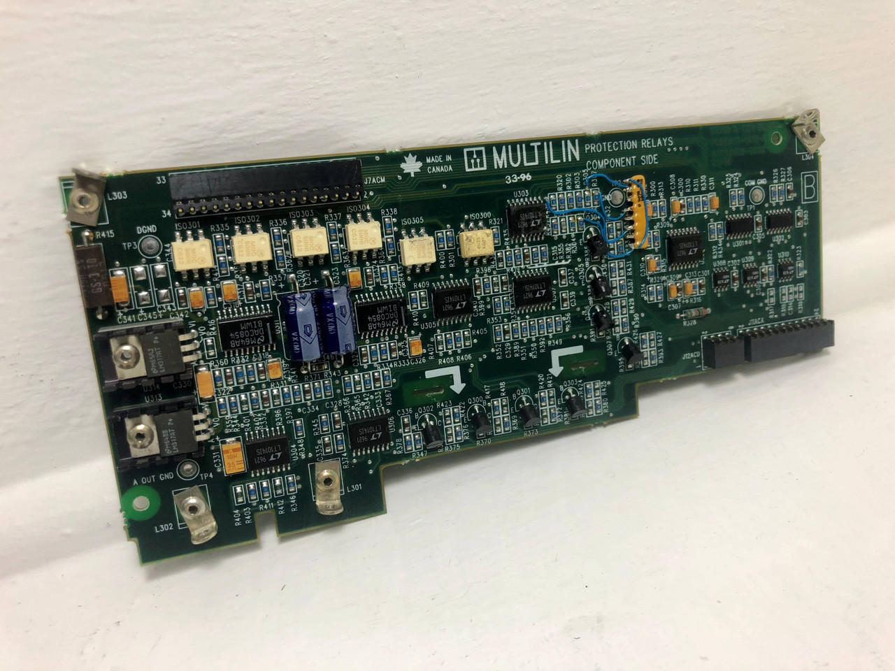 Image of GE Multilin 1219-0012-G1 SR760 A-Com Board Relay Rev. G1 1719-0002 12190012G1