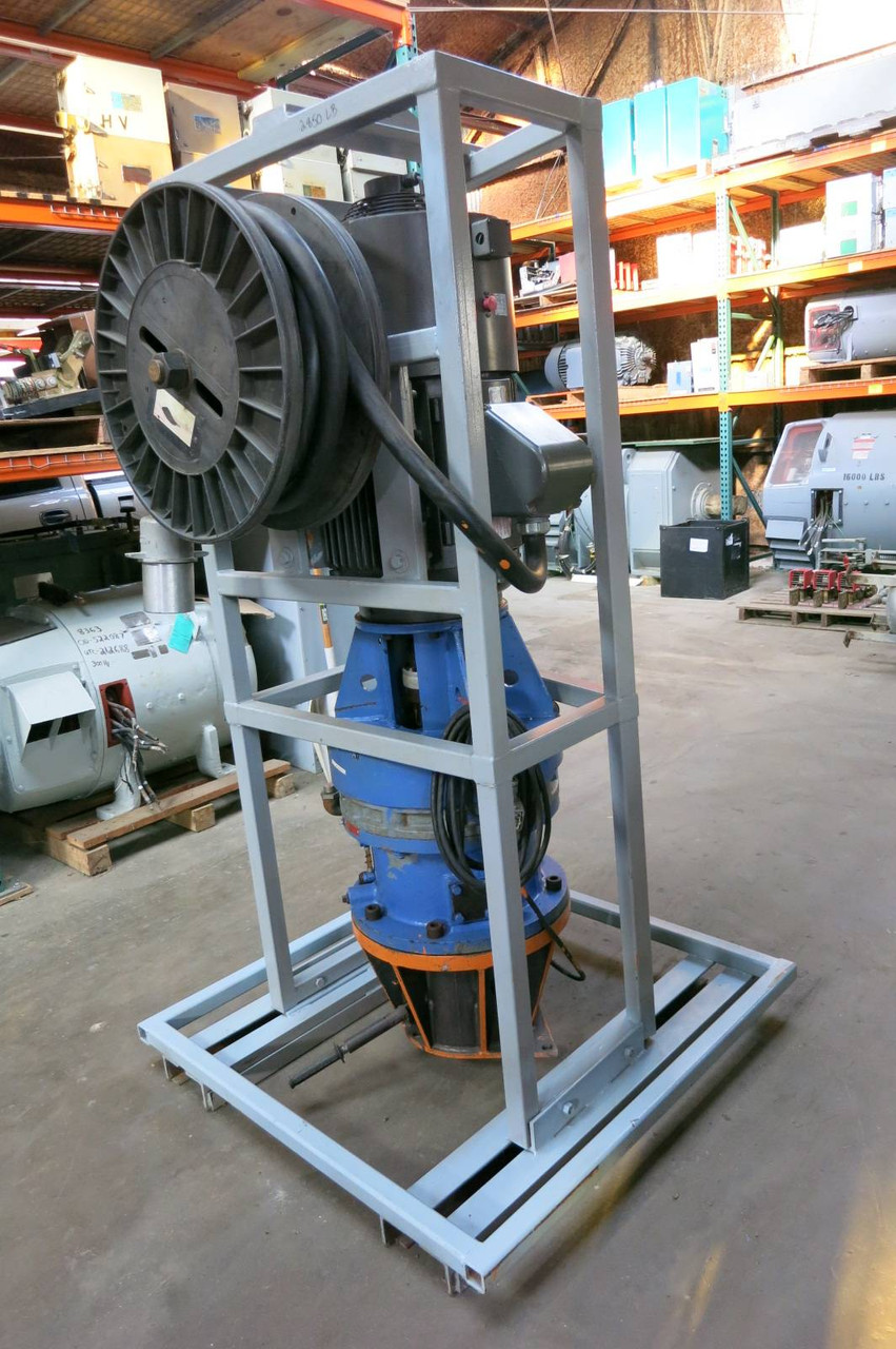 75 HP Portable 111000 In-lb Torque Gearmotor w SM-CYCLO CVVJ-6225Y & 365TC Motor (PM2966-1)