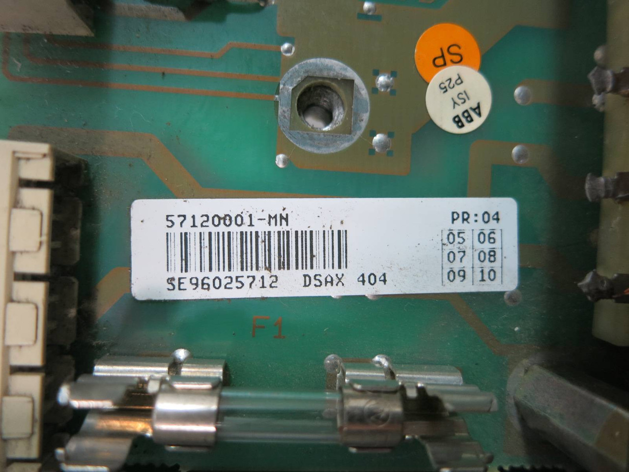 ABB 57120001-MN Circuit Board PLC DSAX-404 (TK5193-4)