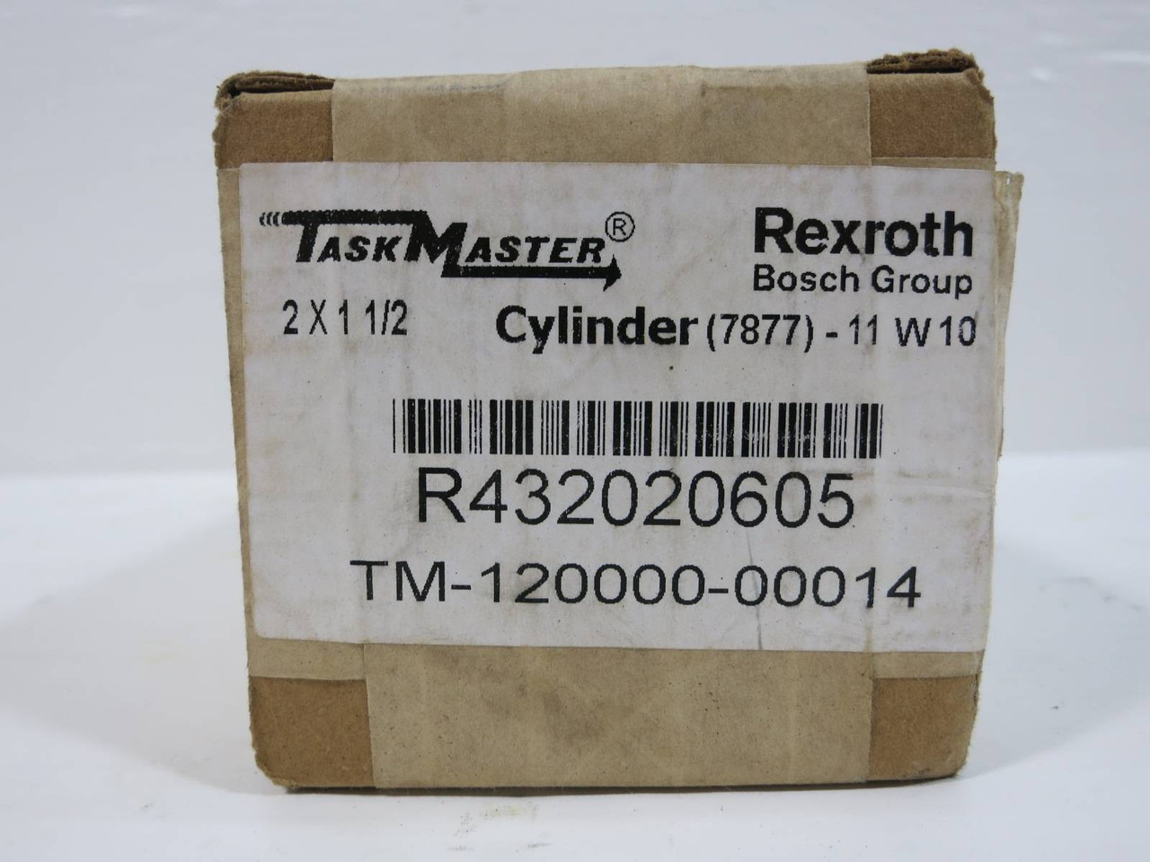NEW Rexroth Task Master R432020605 Cylinder 2 x 1-1/2 TM-120000-00014 NIB (TK5207-3)