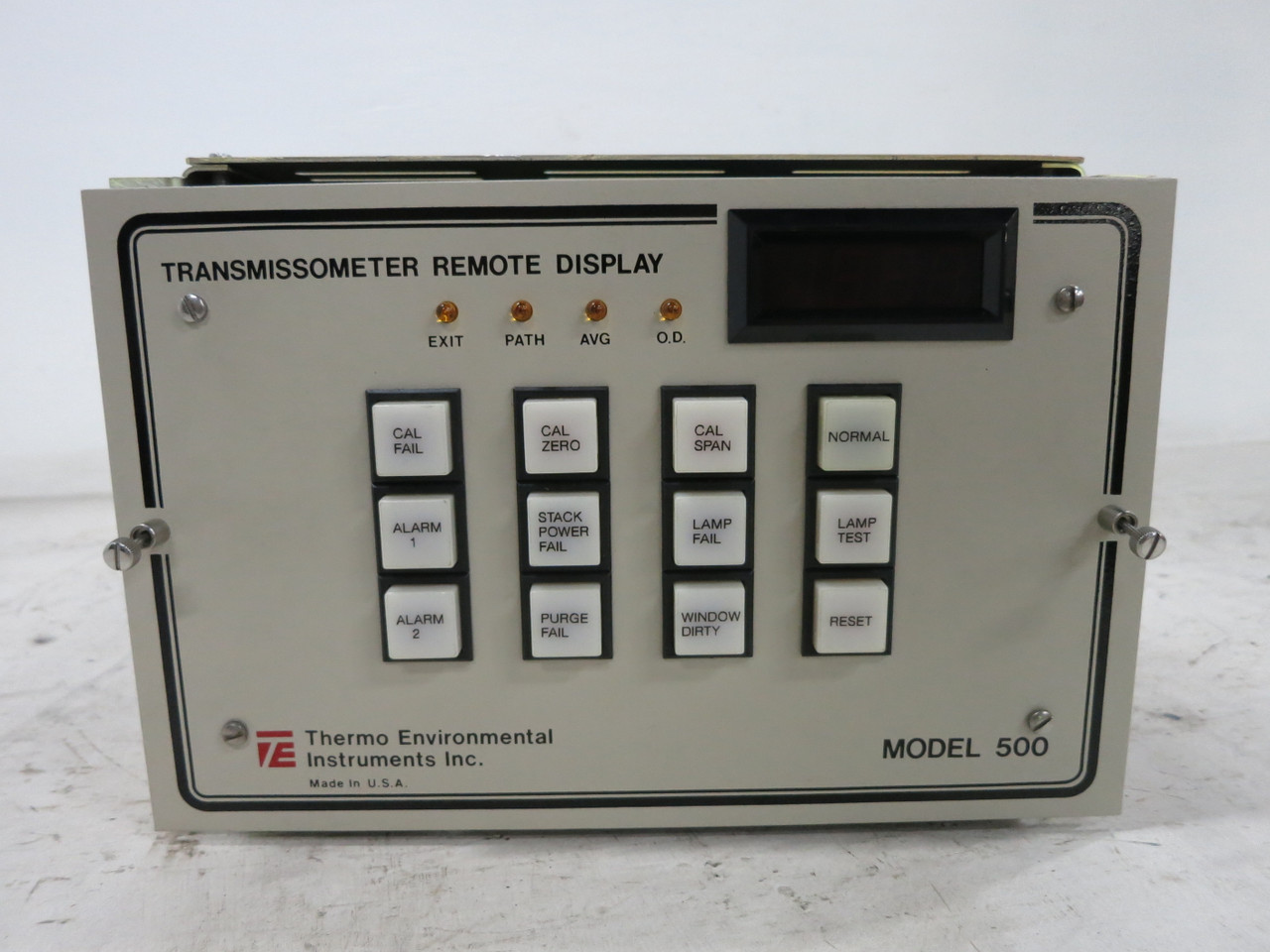 TEI Model 500 Transmissometer Remote Display w/ Cards D007 0561 0562 0563 0564 (DW1604-1)