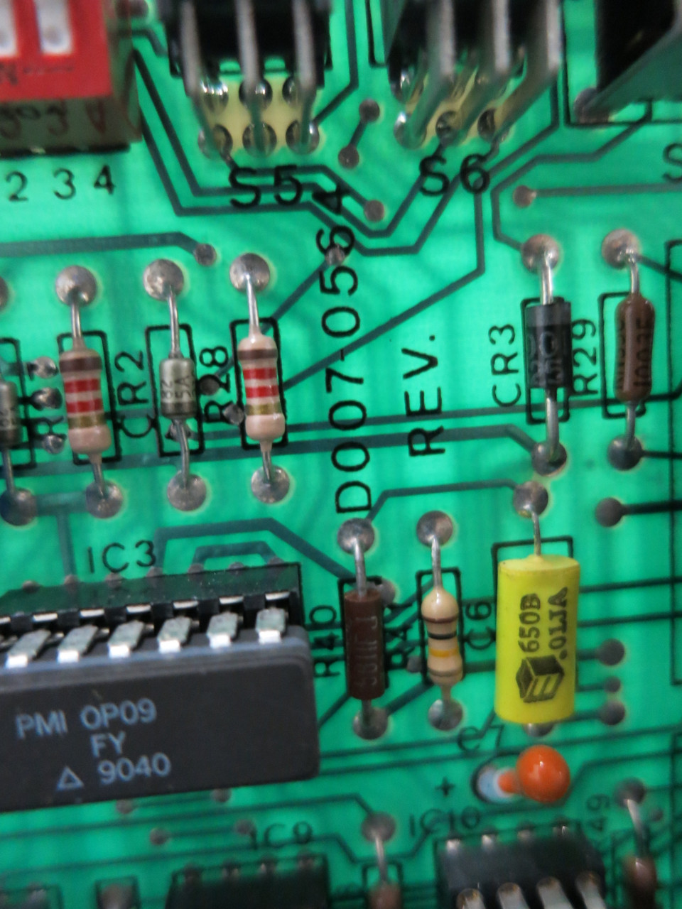 TEI Model 500 Transmissometer Remote Display w/ Cards D007 0561 0562 0563 0564 (DW1604-1)
