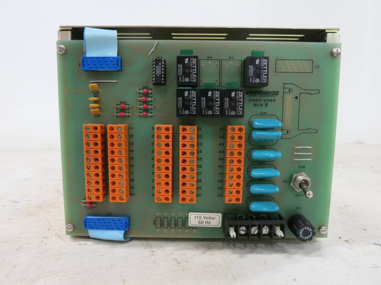 TEI Model 500 Transmissometer Remote Display w/ Cards D007 0561 0562 0563 0564 (DW1604-1)