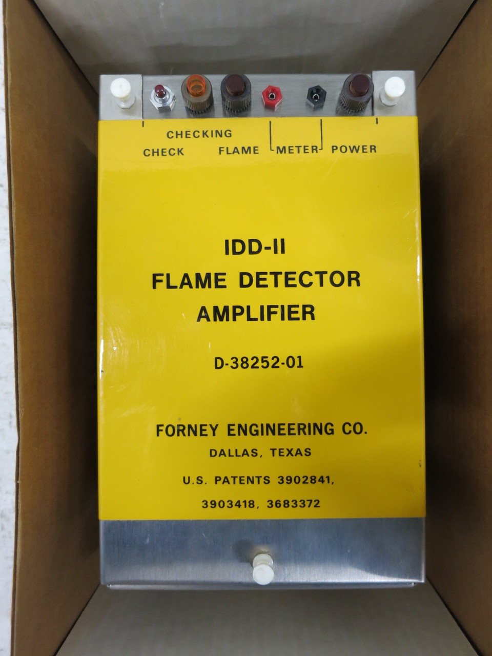 NEW Forney IDD-II D-38252-01 Flame Detector Amplifier 38253-01 PLC IDD-2 IDDII (DW1614-1)