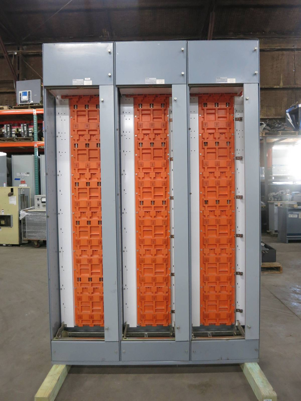 Furnas System 89 3x Motor Control Center Sections 300A Vertical Bus 600V MCC (TK5215-3)