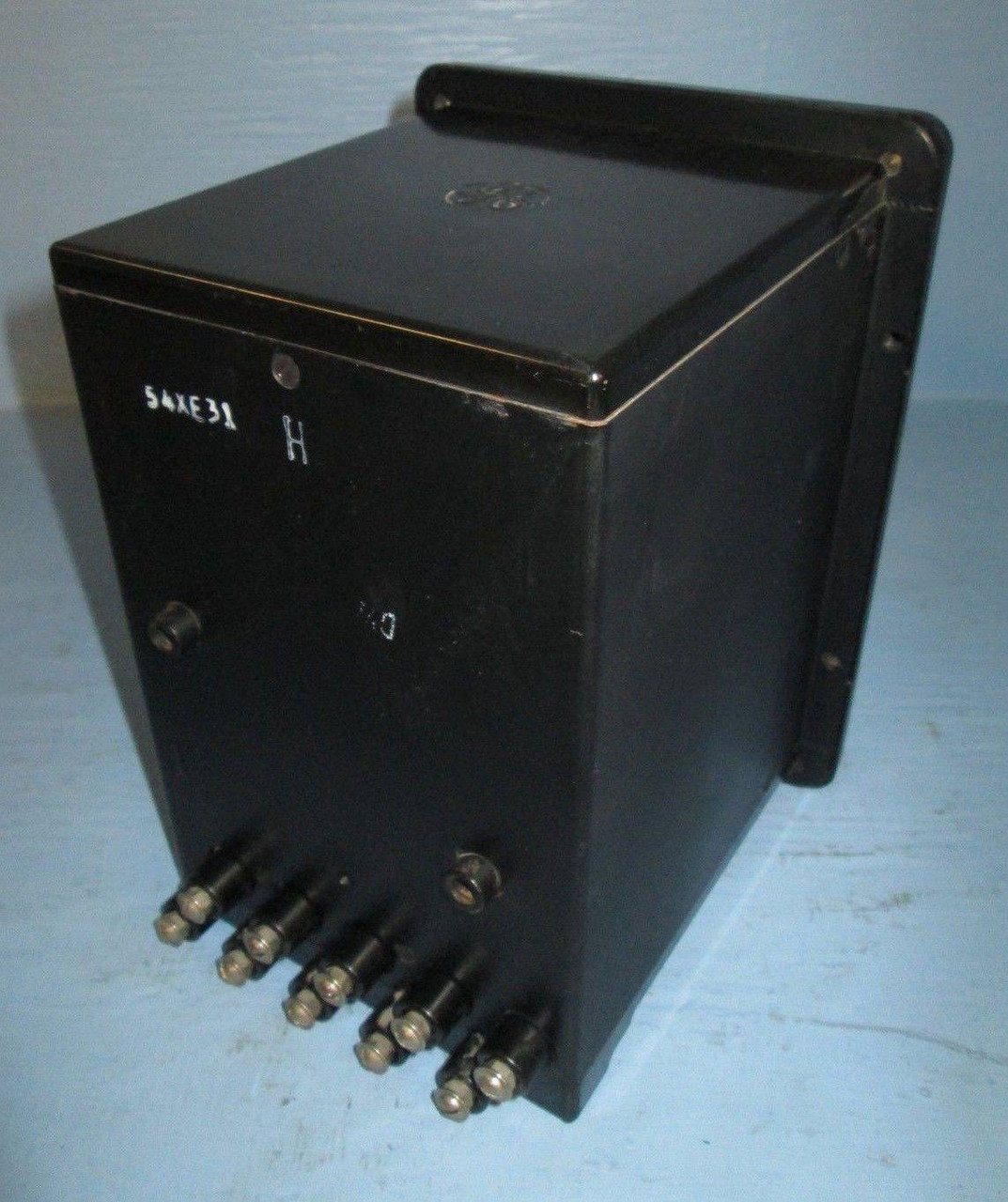 General Electric 700X556G3 2 Stator Watthour Meter 3 PH DS-65 Relay GE Watt Hour (EBI2055-2)