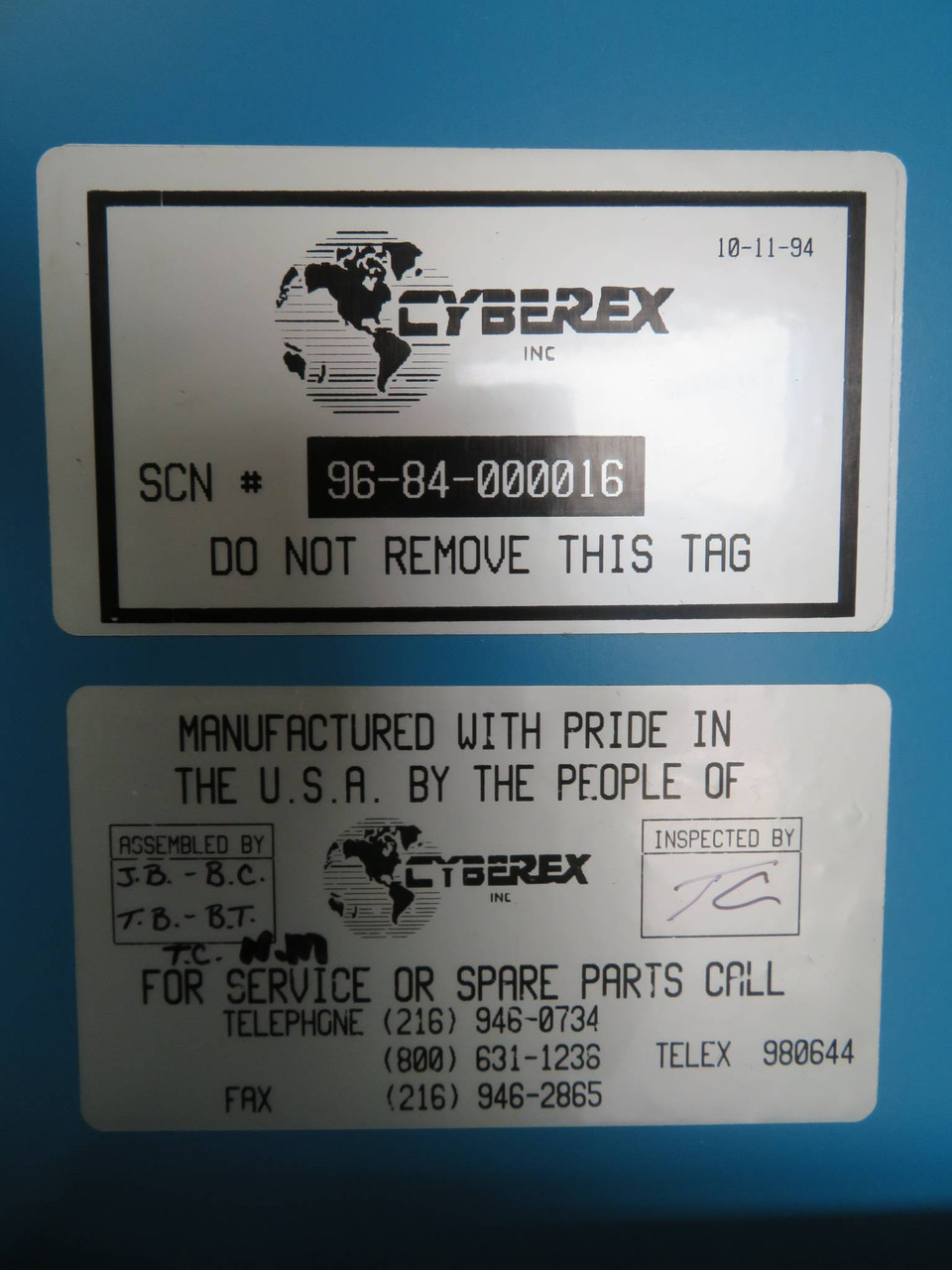 Cyberex 1203 Amp 480 Volts 3PH 3W Static Transfer Switch STS 480/1000SB3 1200A (PM2975-1)