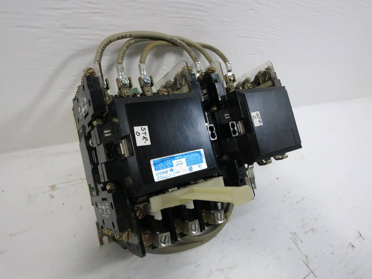 Gould A213D Size 2 Reversing Motor Starter 120V Coil 50 Amp 600V 25HP Sz2 (TK5231-2)