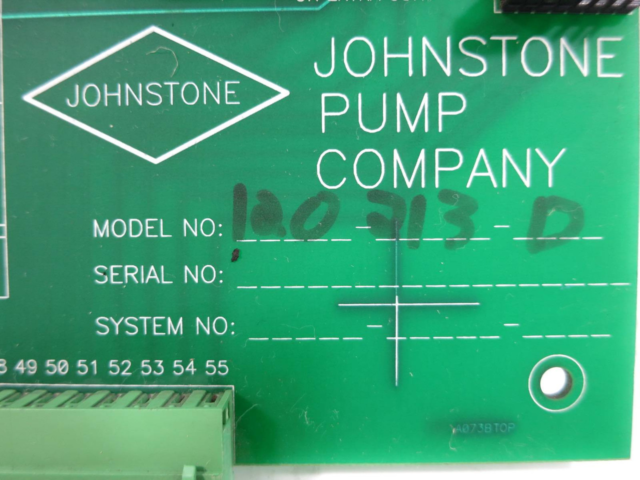 Johnstone Pump Company 120-213-D PC Control Board (TK5234-1)