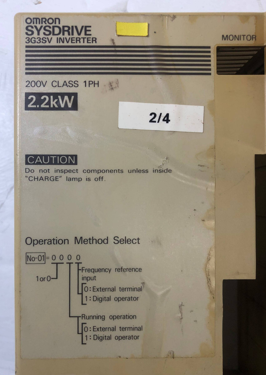 Omron MEC-37AV-0 2PCB Sysdrive 3G3SV Inverter Board ETP606630-S1110 YPCT21107 (EM3720-5)