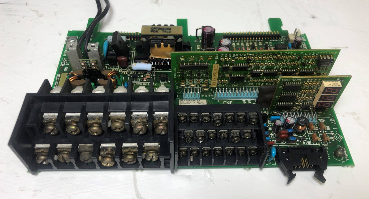 Omron MEC-37AV-0 2PCB Sysdrive 3G3SV Inverter Board ETP606630-S1110 YPCT21107 (EM3720-5)