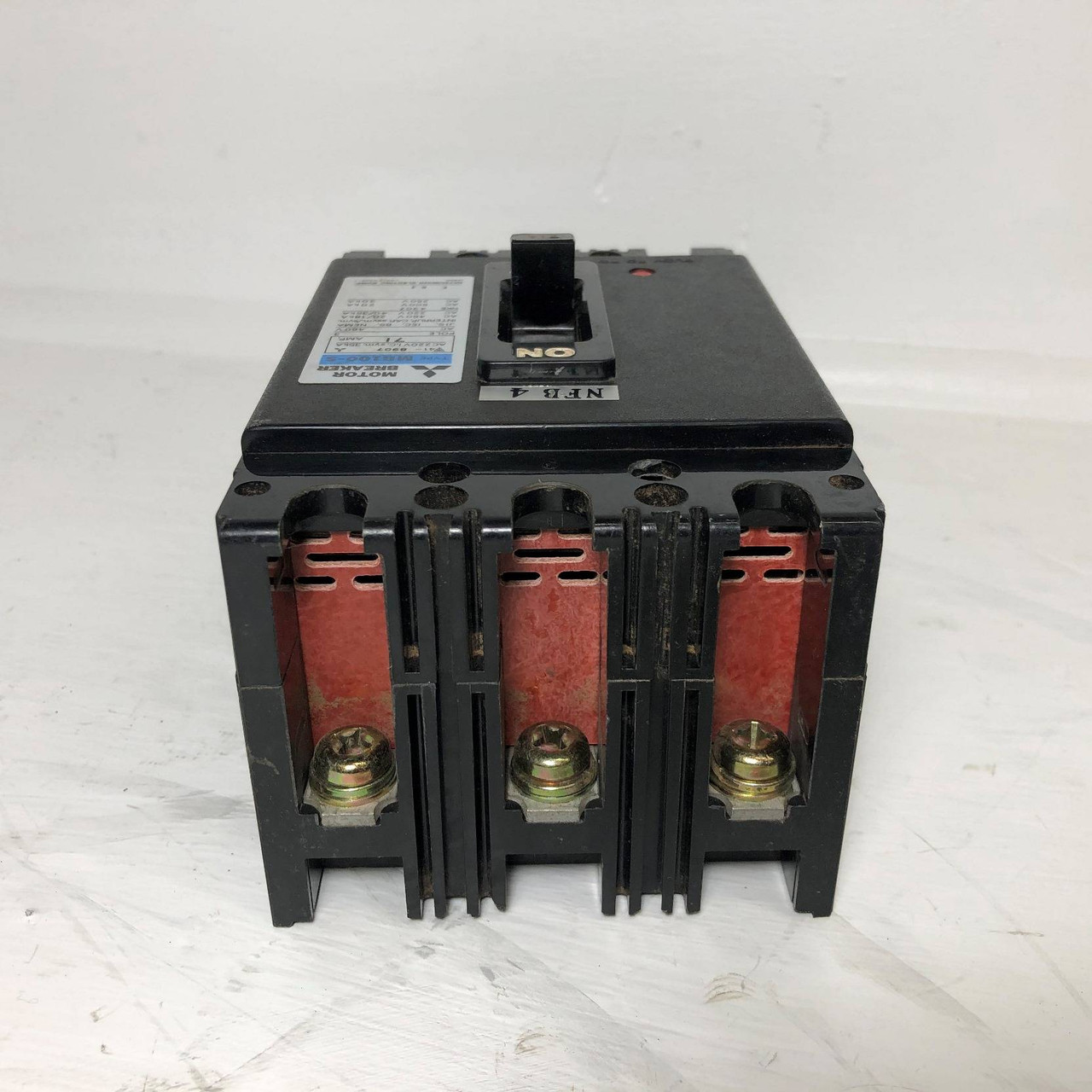 Mitsubishi MB100-S 71A Motor Circuit Breaker Type MB100S 3 Pole 460 VAC 71 Amp (EM3722-1)