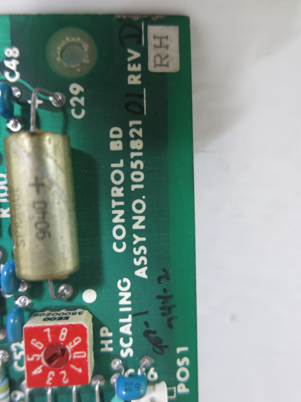 Fincor 1051821-01 Rev. D Scaling Control Board PLC Card Boston 1051821 (TK5253-1)