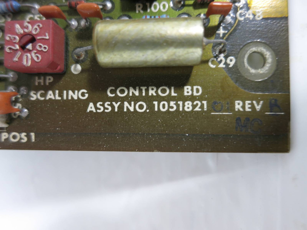 Fincor 1051821-01 Rev. B Scaling Control Board PLC Card Boston 1051821 (TK5252-1)