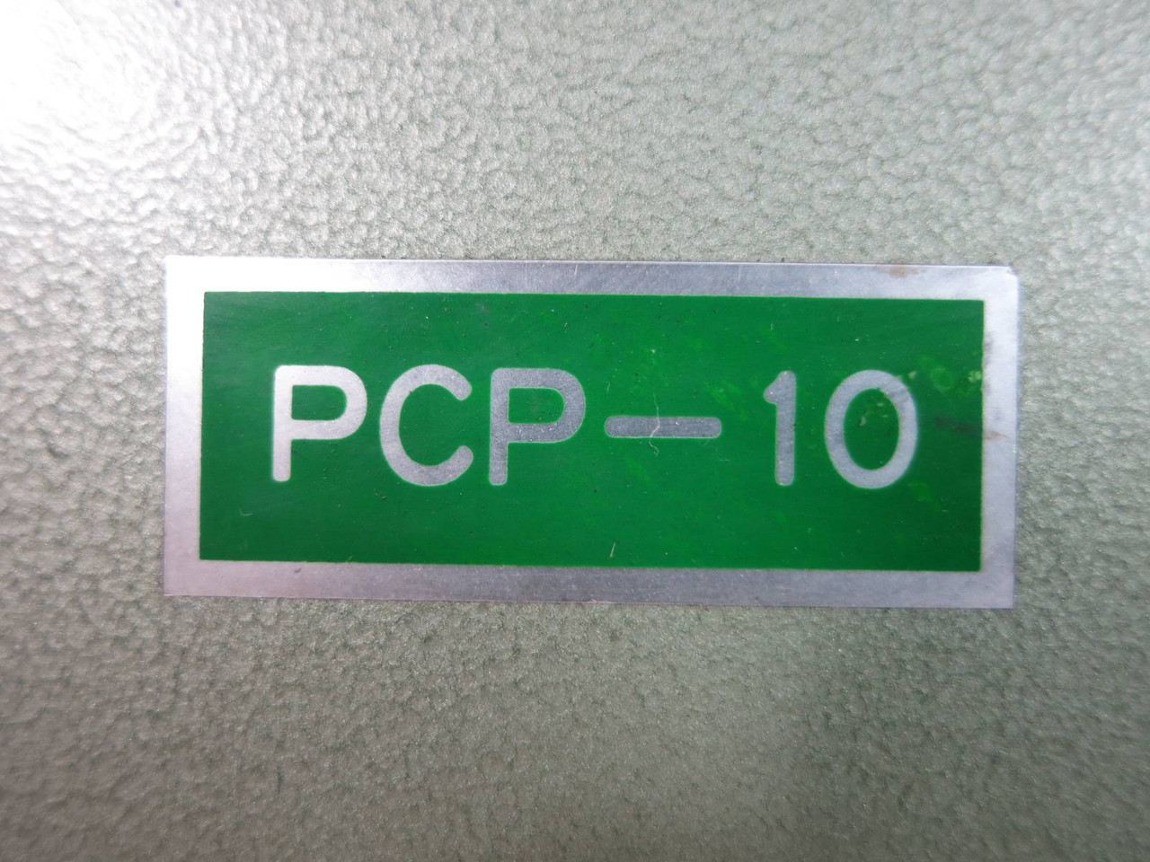 Toyo Machinery Model PCP-10 TK Control Panel PCP-10E (TK5268-2)