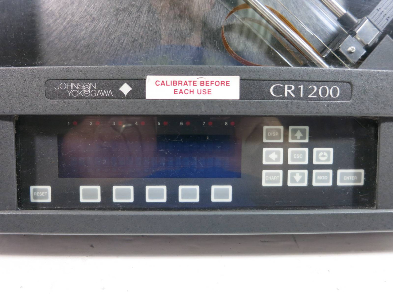 Johnson Yokogawa CR122-2/A2/H1/W1 CR-1200 Recorder 100-240Vac 50/60Hz (TK5282-1)