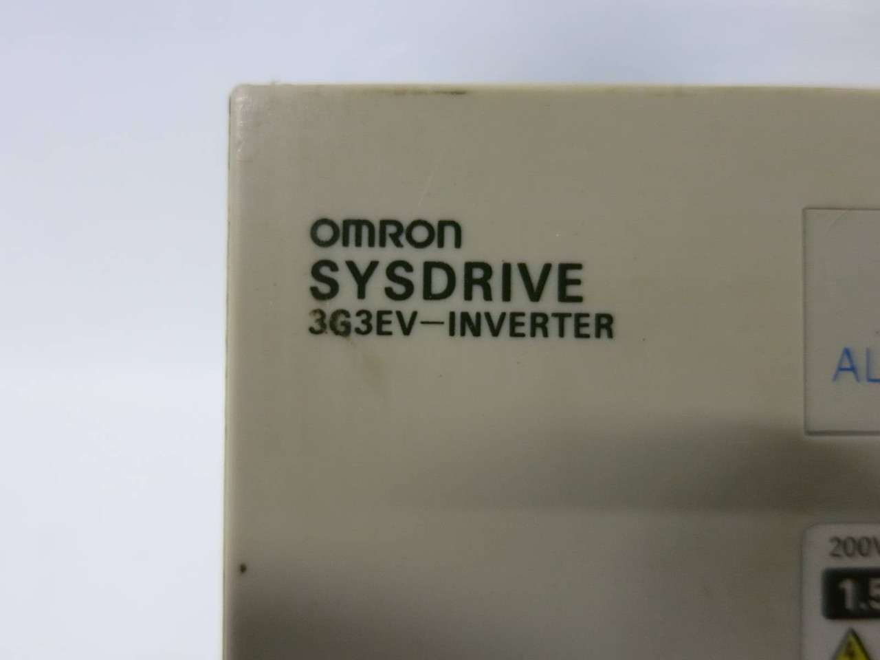 Omron Sysdrive 3G3EV-A2015MA-CE 3G3EV Inverter Drive 1.5kW 7A 2.6kVA 230Vac (TK5290-19)