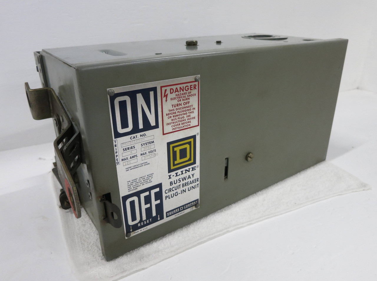 Image of Square D PKH36125GN 125A 3P4W 480/600V I-Line Circuit Breaker Bus Plug 125 Amp
