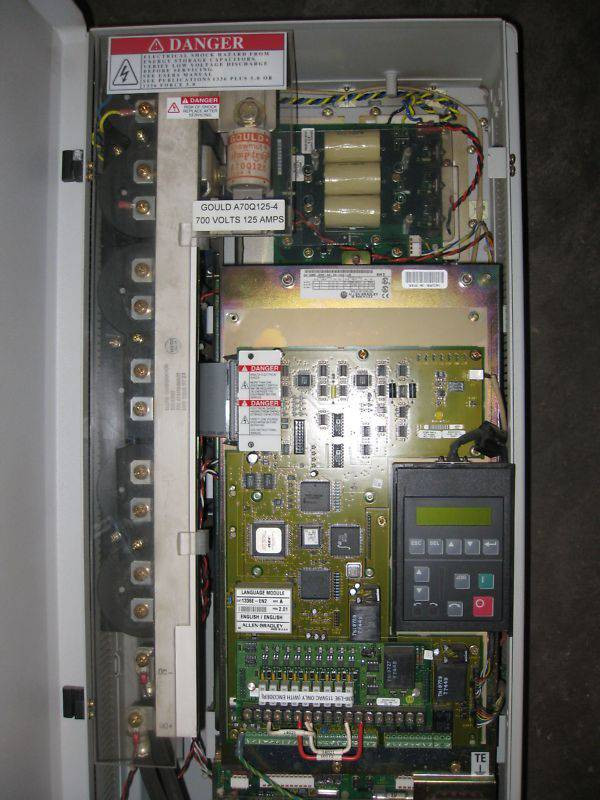 Allen Bradley 1336E-B060-AA-EN-HA2-L6 AC VS Drive 60 HP 480V AB Impact 1336EB060 (EBI0169-1)