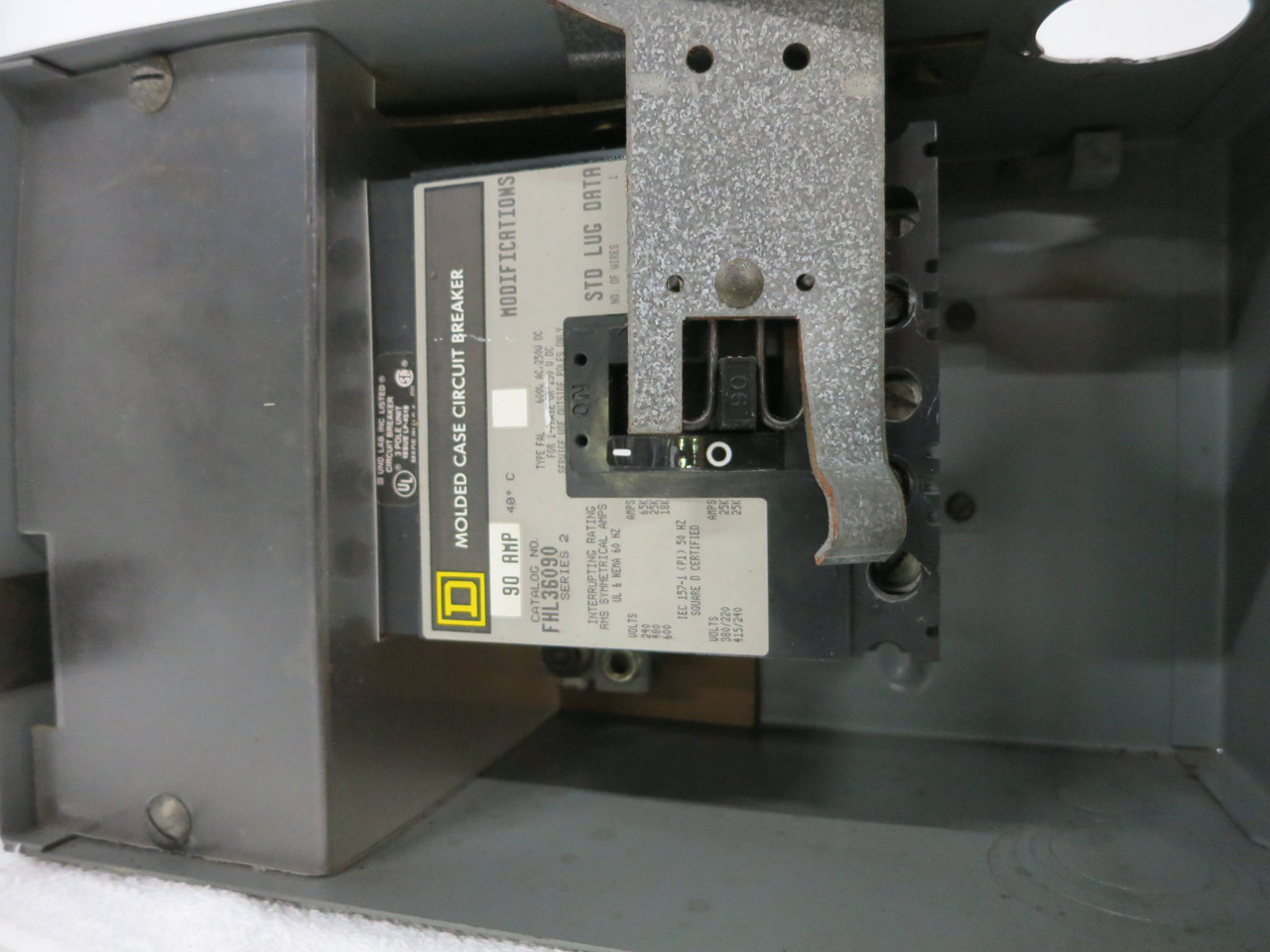 Square D PFH36090GN 90A 3P4W 480/600V I-Line Breaker Bus Plug Switch 90 Amp PFH (DW1692-3)