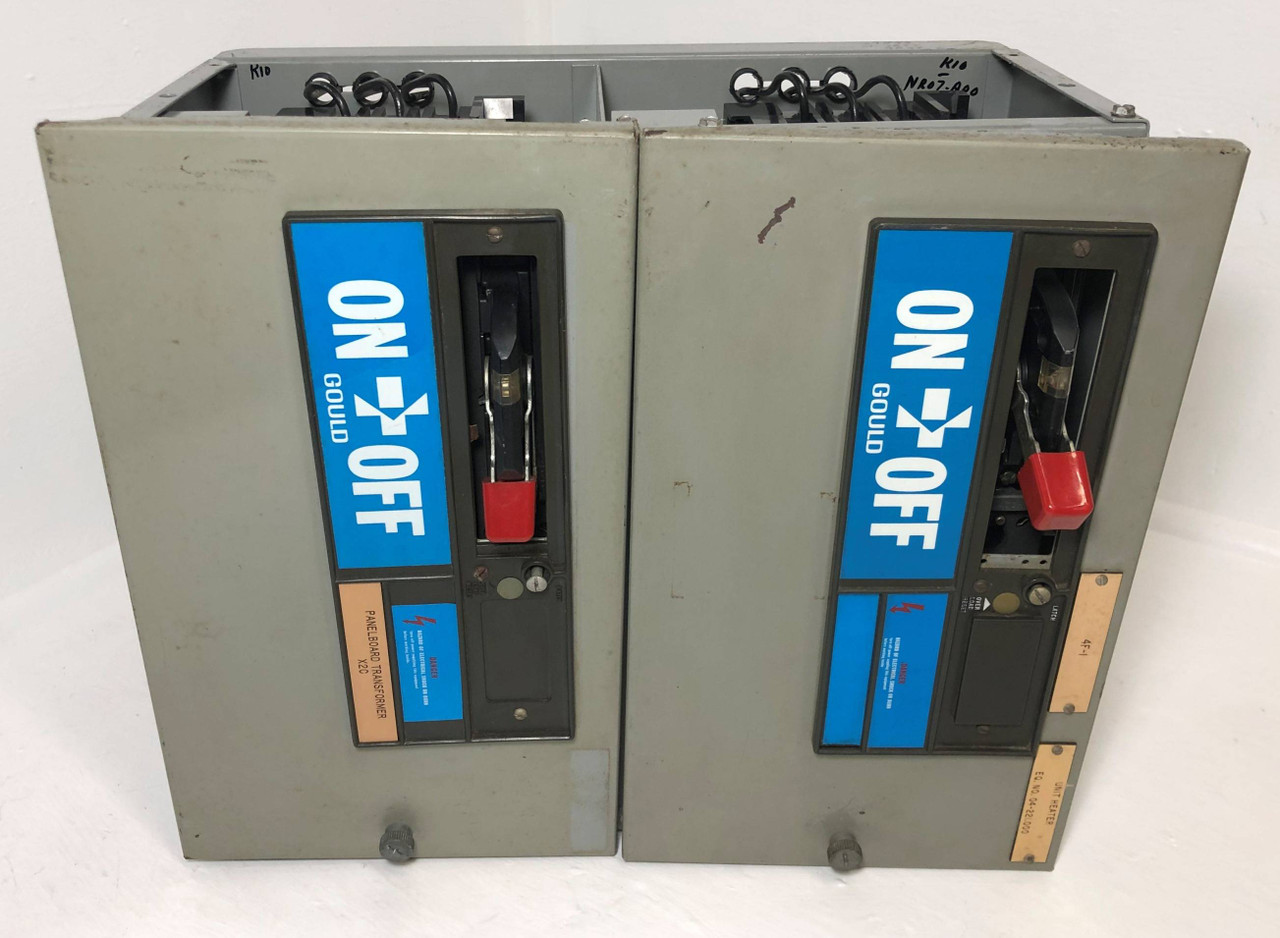 Telemecanique 5600 Dual Size 1 Combo Starter 30A 18" MCC Bucket A821C Gould (EM3758-13)